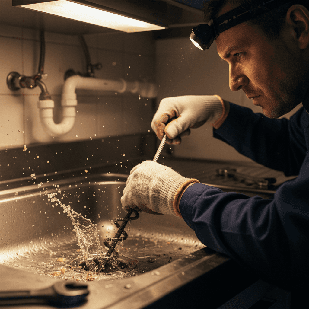 Drain cleaning and unclogging